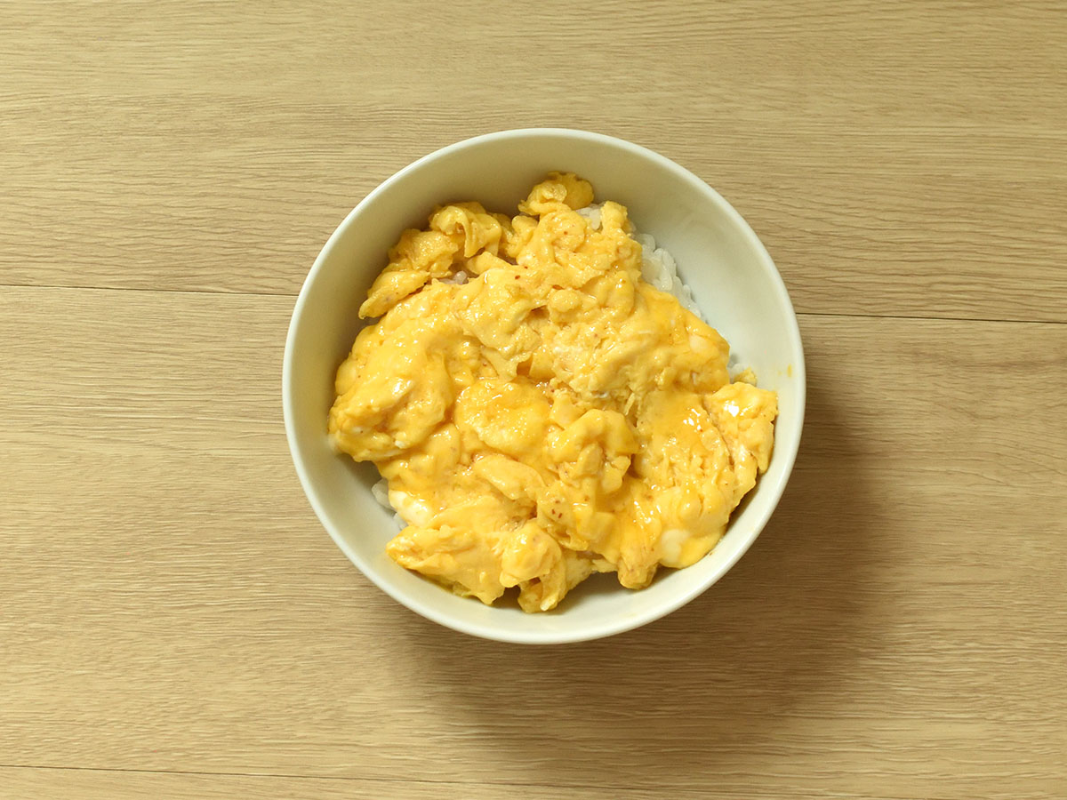 ごはんの上にのせます