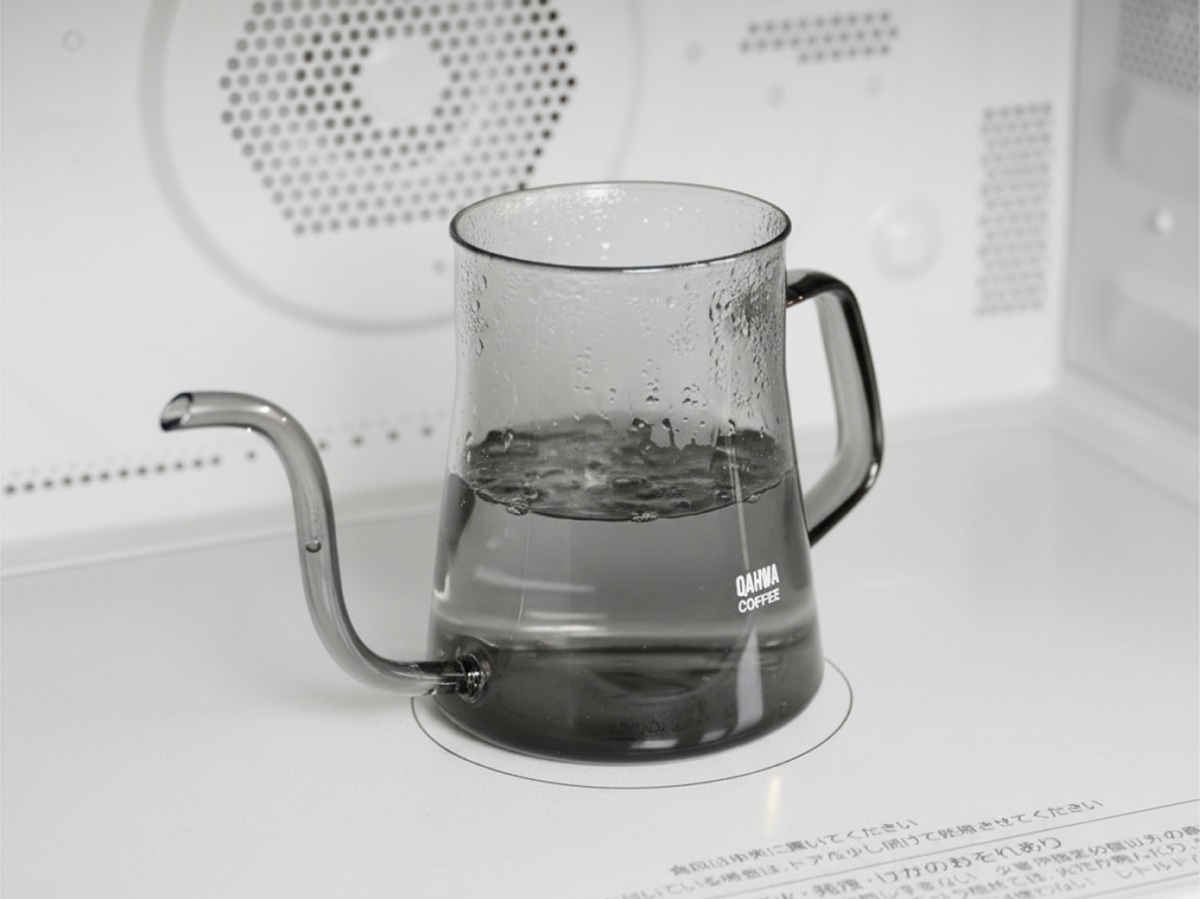 ドリップコーヒーに最適とされる湯温を電子レンジで実現