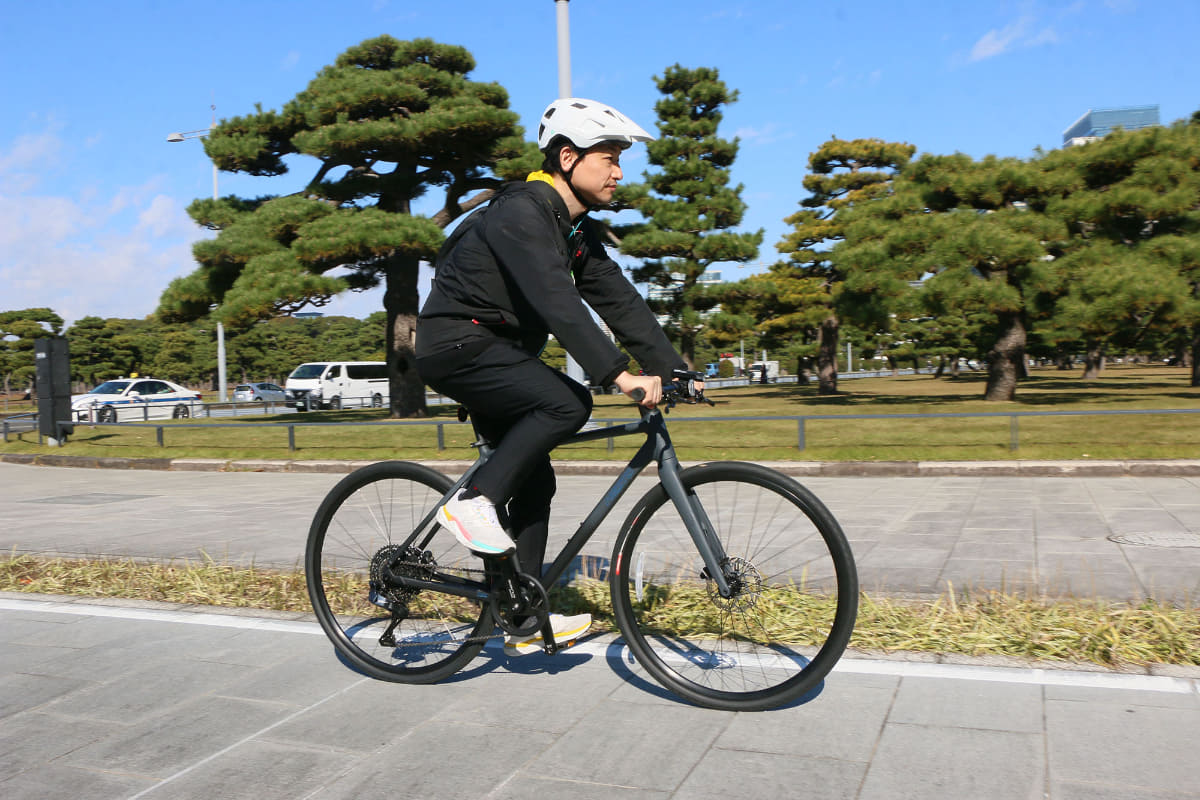 速度が上がると適切なタイミングでシフトアップしてくれて、変速のフィーリングもスムーズ