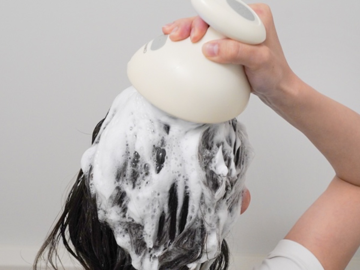 泡立ての手間なくシャンプーできる