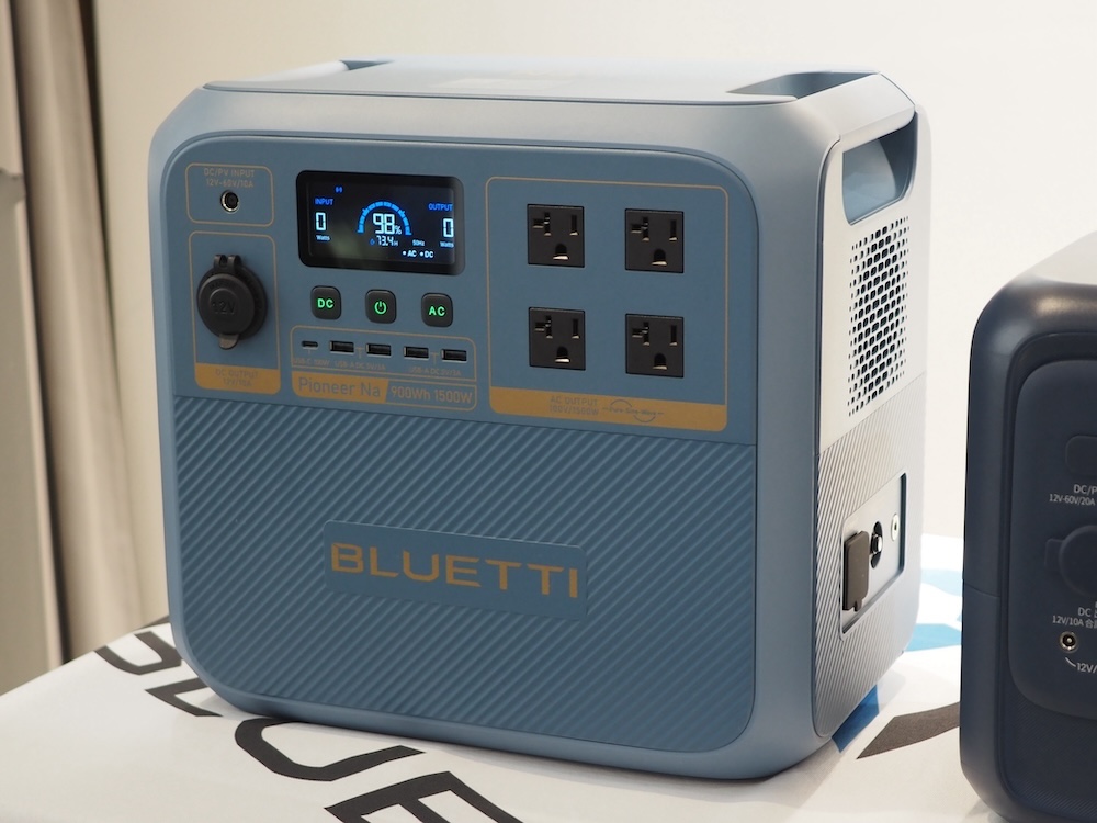 ナトリウムイオン電池を採用したポータブル電源