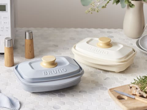 レンジで焼き目付ける「レンジメート」BRUNOコラボ - 家電 Watch