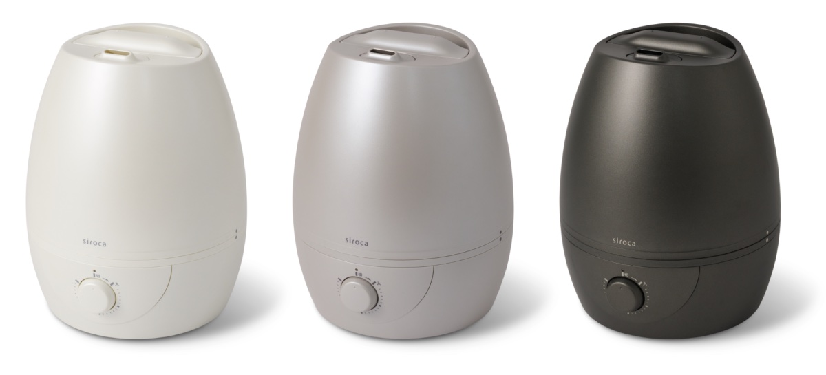 左からシルキーホワイト、パールグレージュ、チタニウムグレー