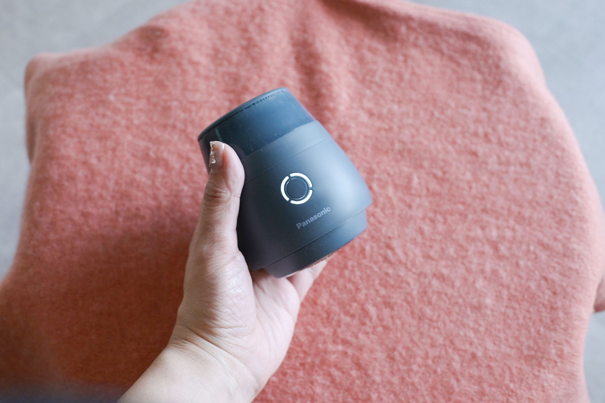 充電切れの時は、全てのライトが光って点滅してお知らせ