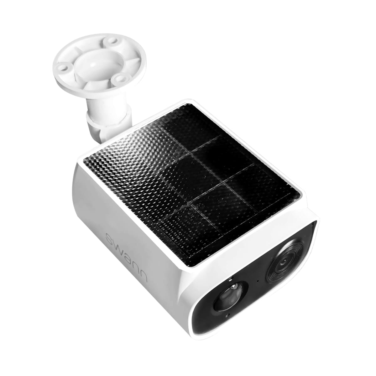 カメラ上部にソーラーパネルを備える