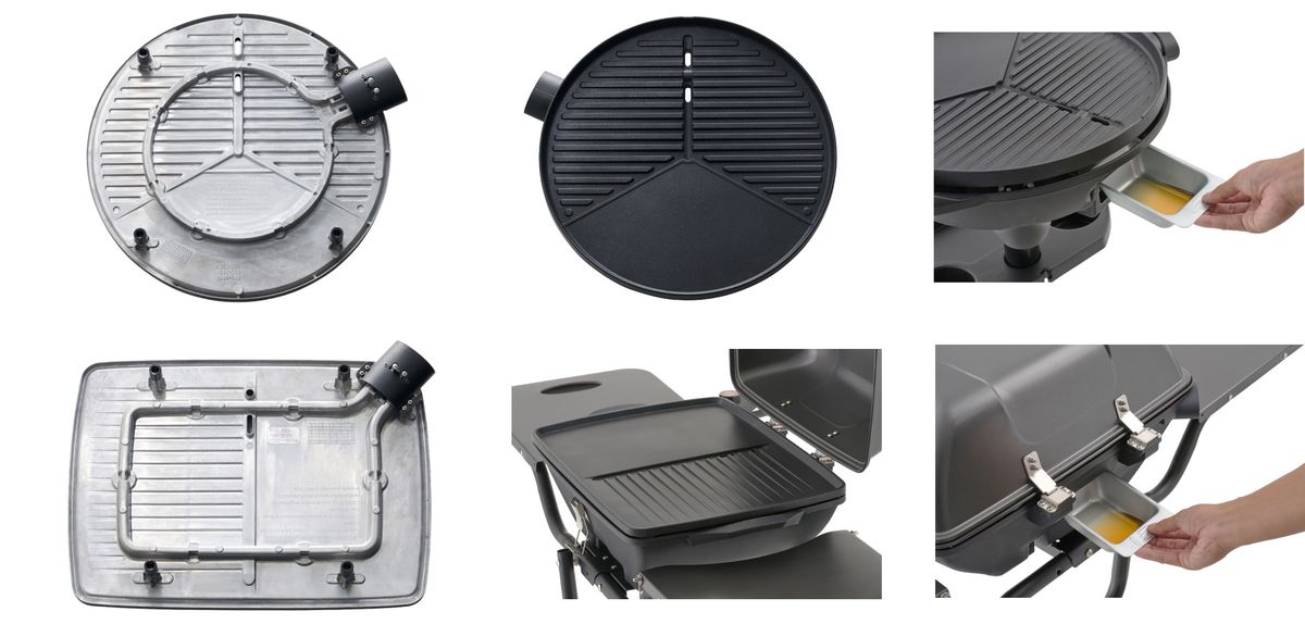 上が「(野電)エレキャン・ファミリーエレグリル」、下が「(野電)エレキャン・エレグリルPRO」