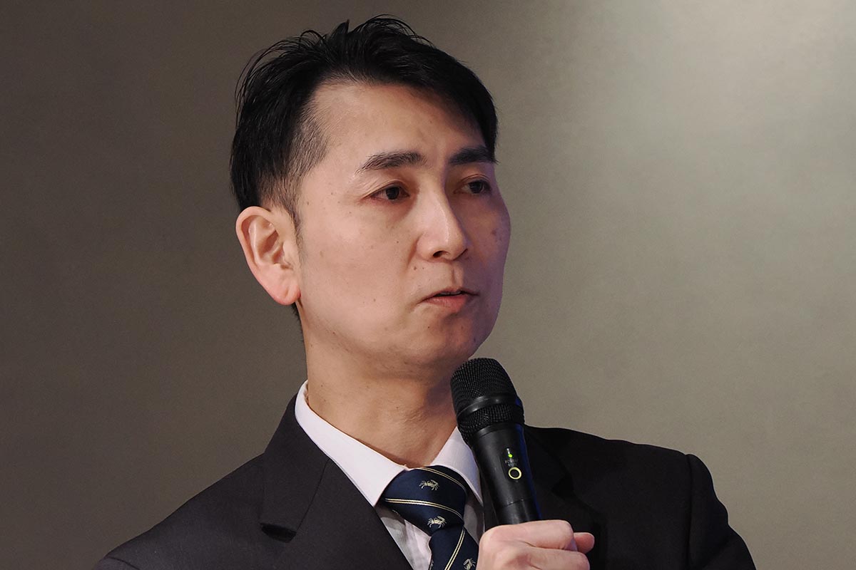 誤飲の危険について説明した松下記念病院 小児科部長の磯田賢一先生