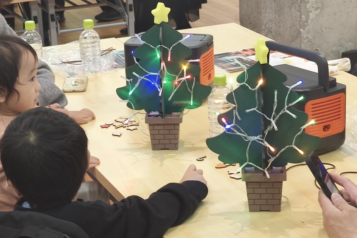 きれいに点灯しました