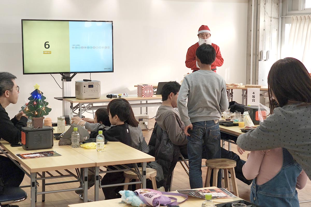 ビンゴ大会の様子