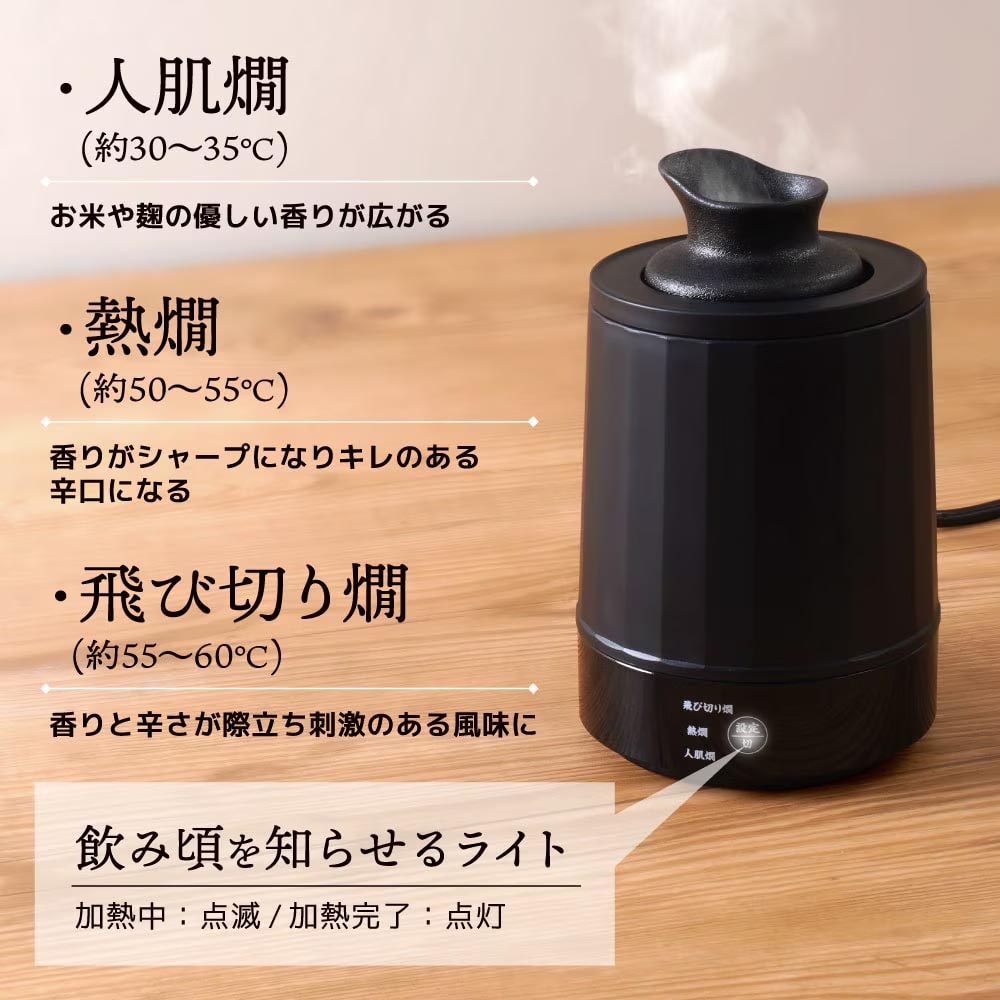 設定温度は3種類
