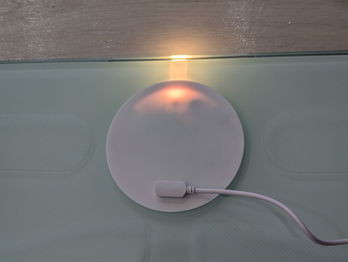 充電中