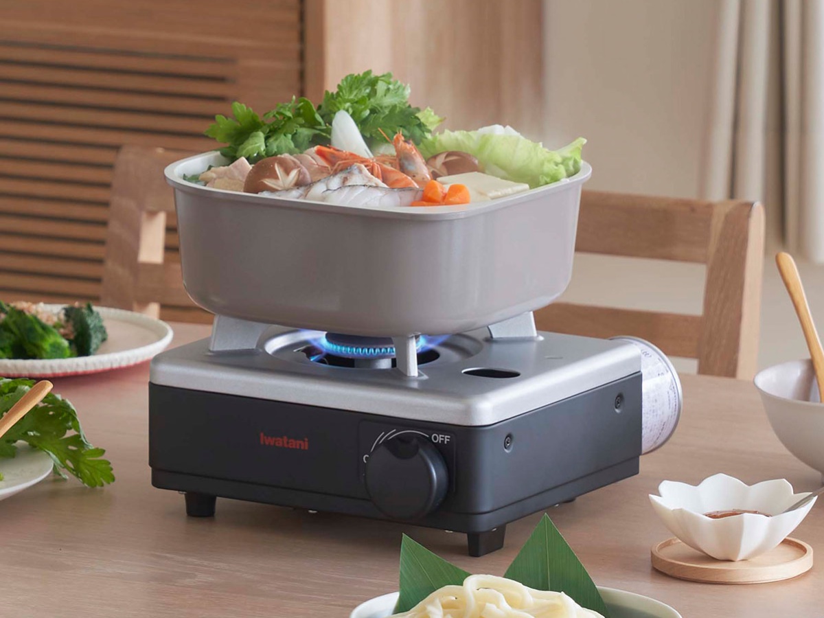 ごとくを装着するとカセットこんろに