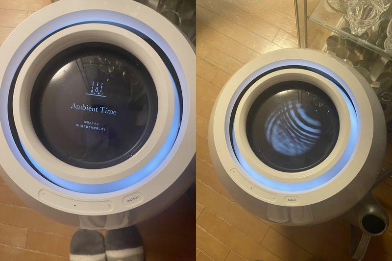 映像、サウンド、LEDが織りなす「Ambient Time」機能は、夜のひとときなどにうれしい