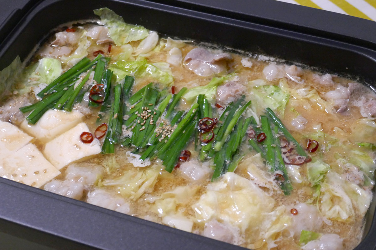 愛してやまないもつ鍋も、何度も作りました