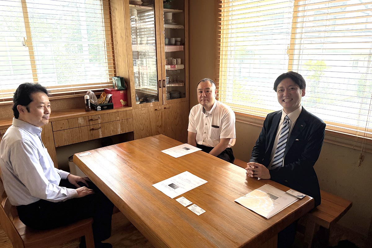 3名の方に説明をいただいた