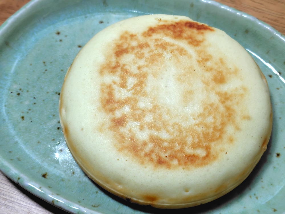 パンケーキにしっかり焼き色がついた