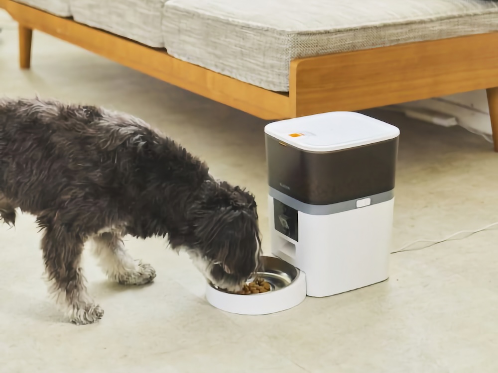 ペットがごはんを食べに来たタイミングなどに検知し、映像が記録されるほか、リアルタイムでアプリへ通知