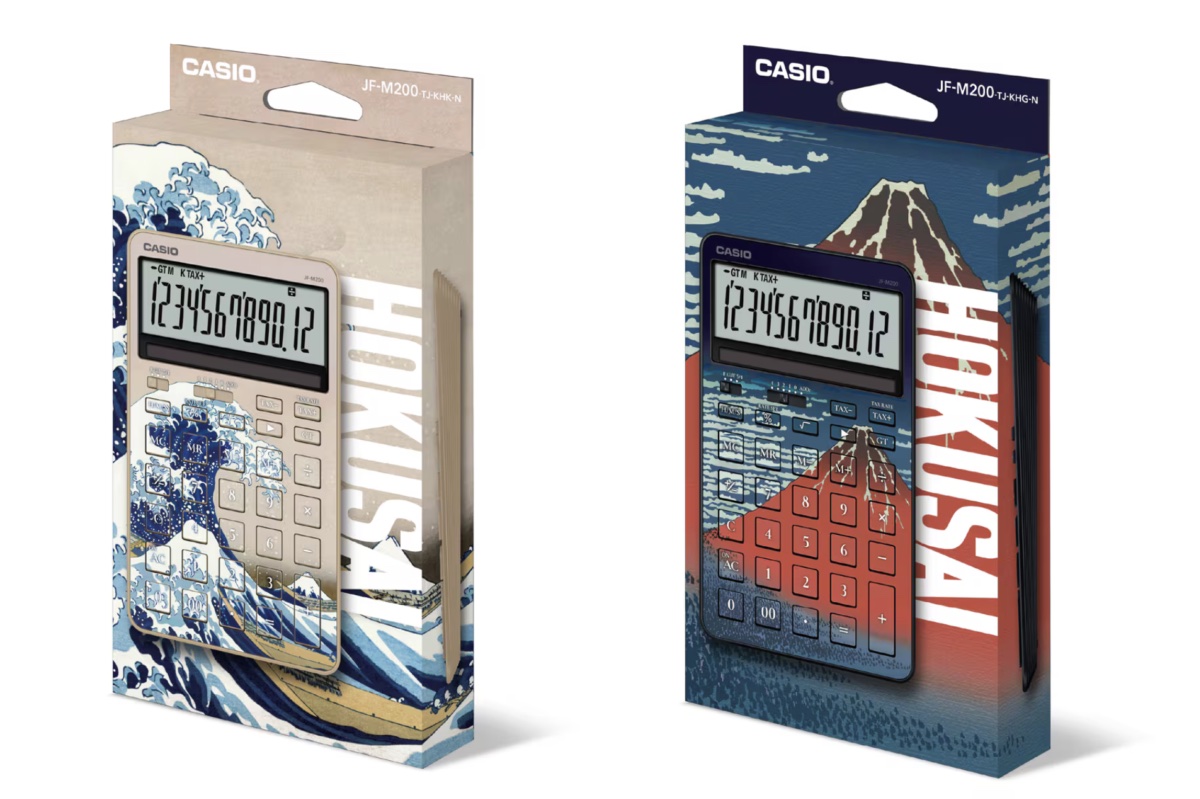 葛飾北斎の作品の美しさをパッケージでも表現