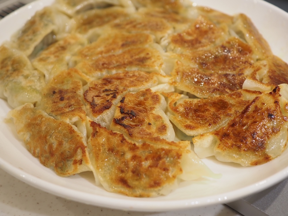 手を汚すことなく作った餃子