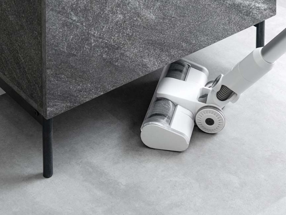 ダストボックスを動かさずに掃除機がけができる