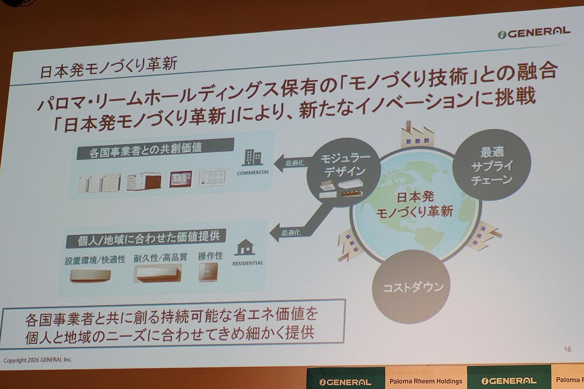 モジュラーデザインをものづくりの価値の一つとして推進