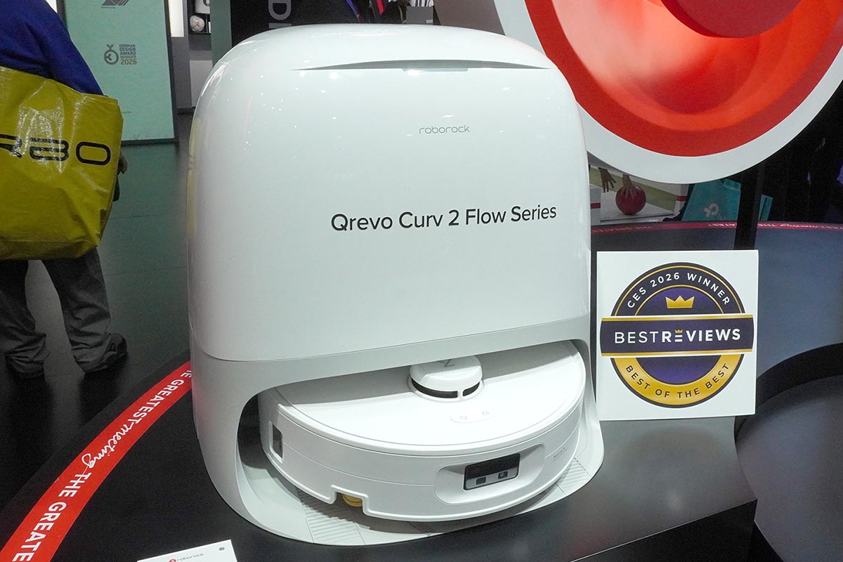 ローラーモップ搭載の「Qrevo Curv 2 Flow」