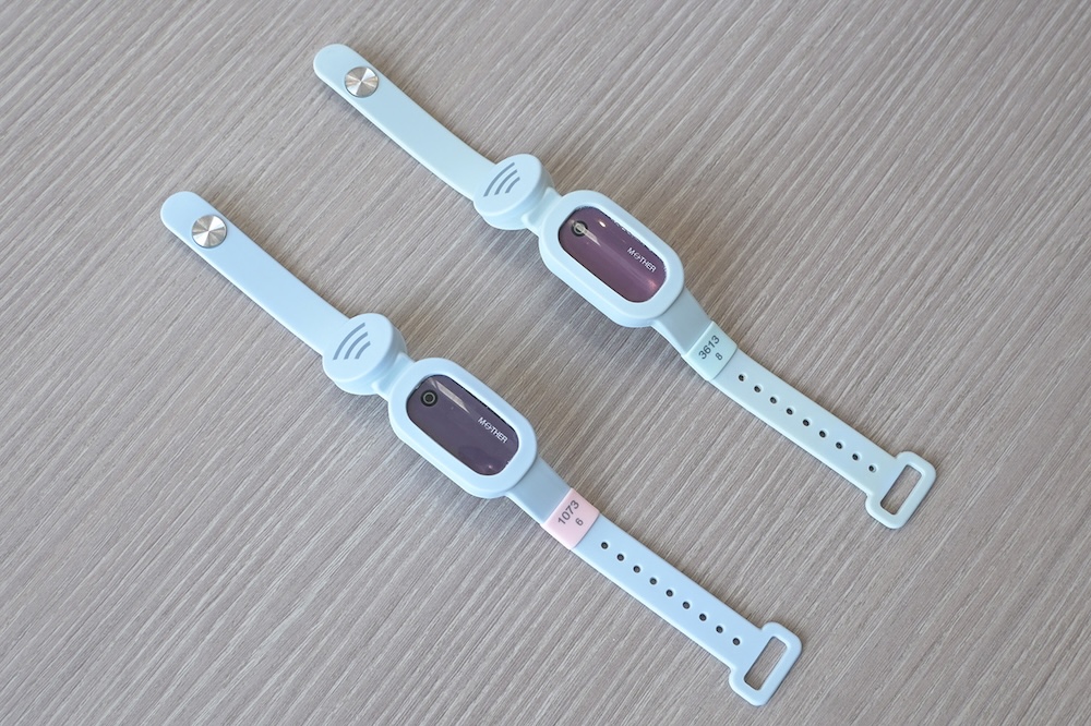 リストバンドは男女別に用意