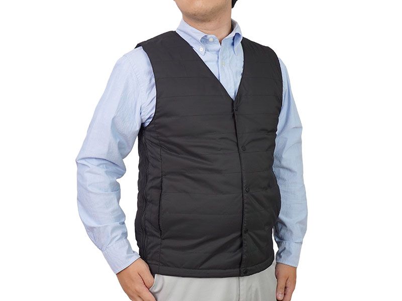 サイズ調整できる ヒーターベスト HEAT25SBK