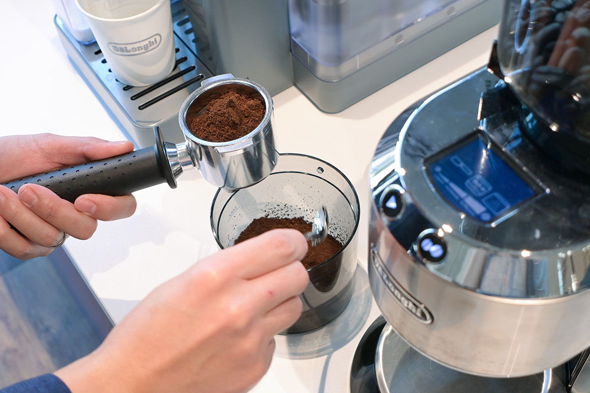 ドリップ用とエスプレッソ用では、挽き方が違うので注意。エスプレッソは極細挽きです