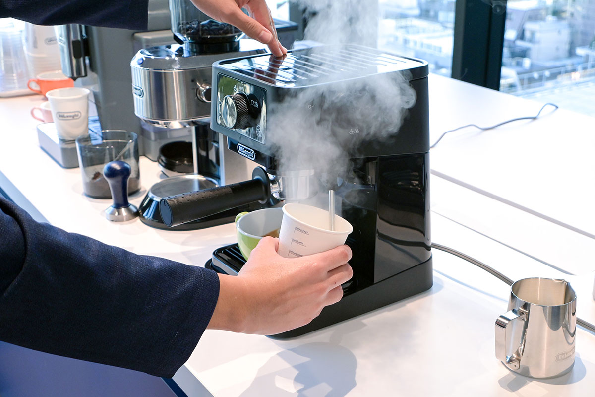 スチーム機能を使うときは、必ず最初に「空ぶかし」をしよう