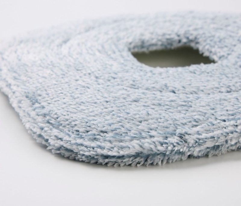 モップパッドにはマイクロファイバー素材を採用