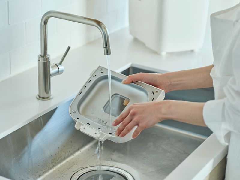 ふたを外して洗える