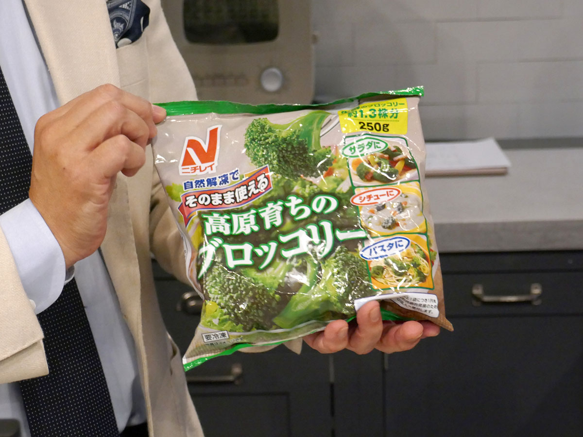 ポタージュには冷凍野菜を活用するのもおすすめだそうだ