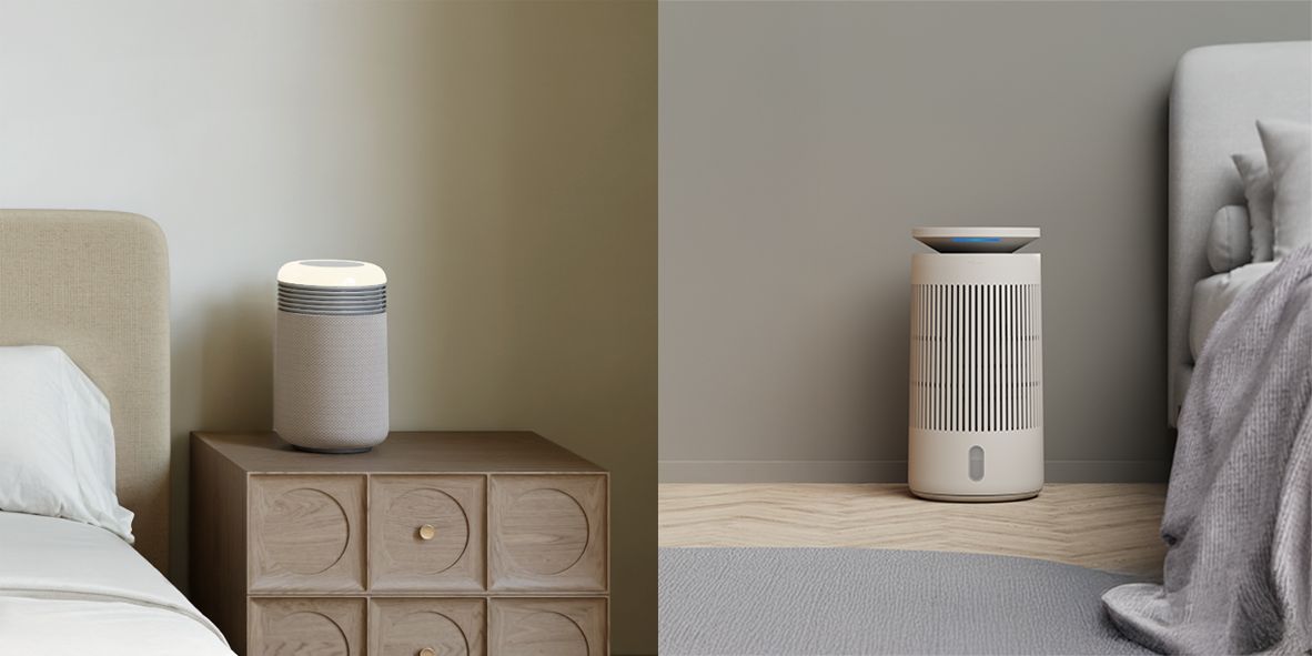 新製品の空気清浄機「Mini Restful」と、加湿空気清浄機「2-in-1 Pro」
