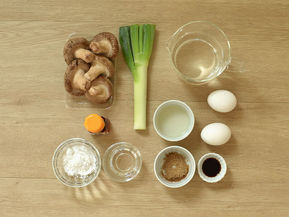 材料を全て用意しておくと、調理がスムーズです