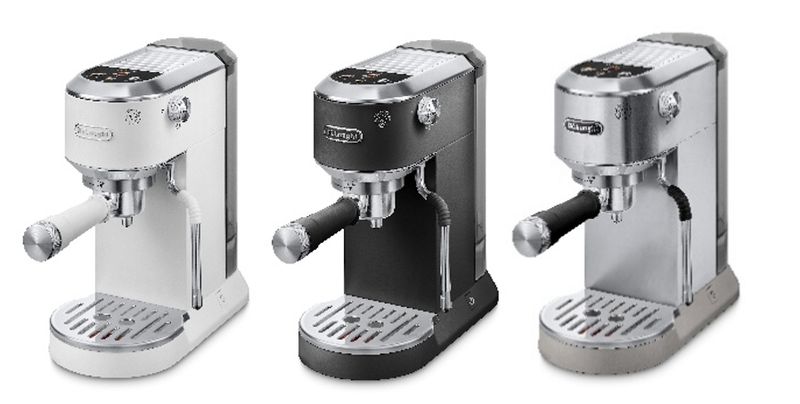 幅15cmのスリムデザイン。カラーはホワイト、ブラック、メタルシルバー