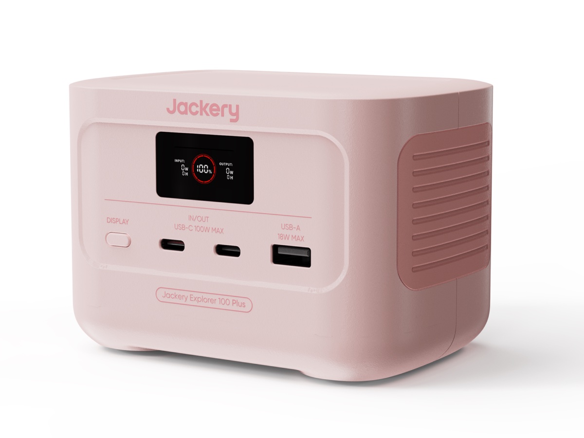 「Jackery Explorer 100 Plus」の新色チェリーブロッサム