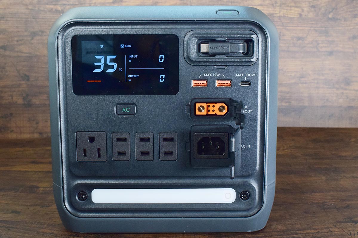 出力はAC×4、USB-A×2、USB Type-C×2という構成