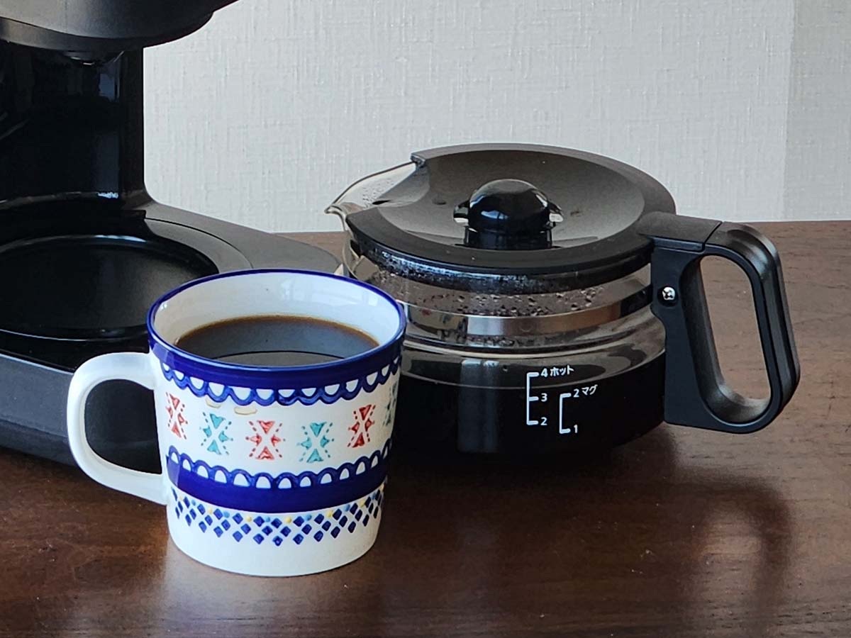 ゆっくりドリップされるのでお店のような味に毎回感動します