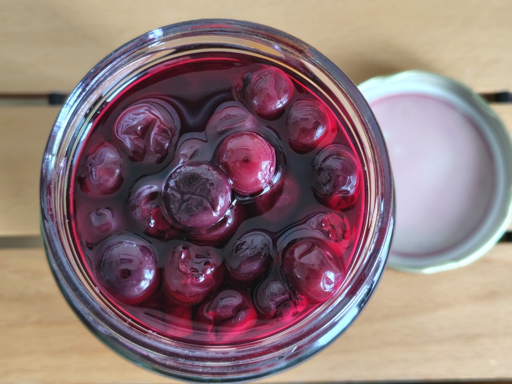 ブルーベリーの粒の大きさに驚いた