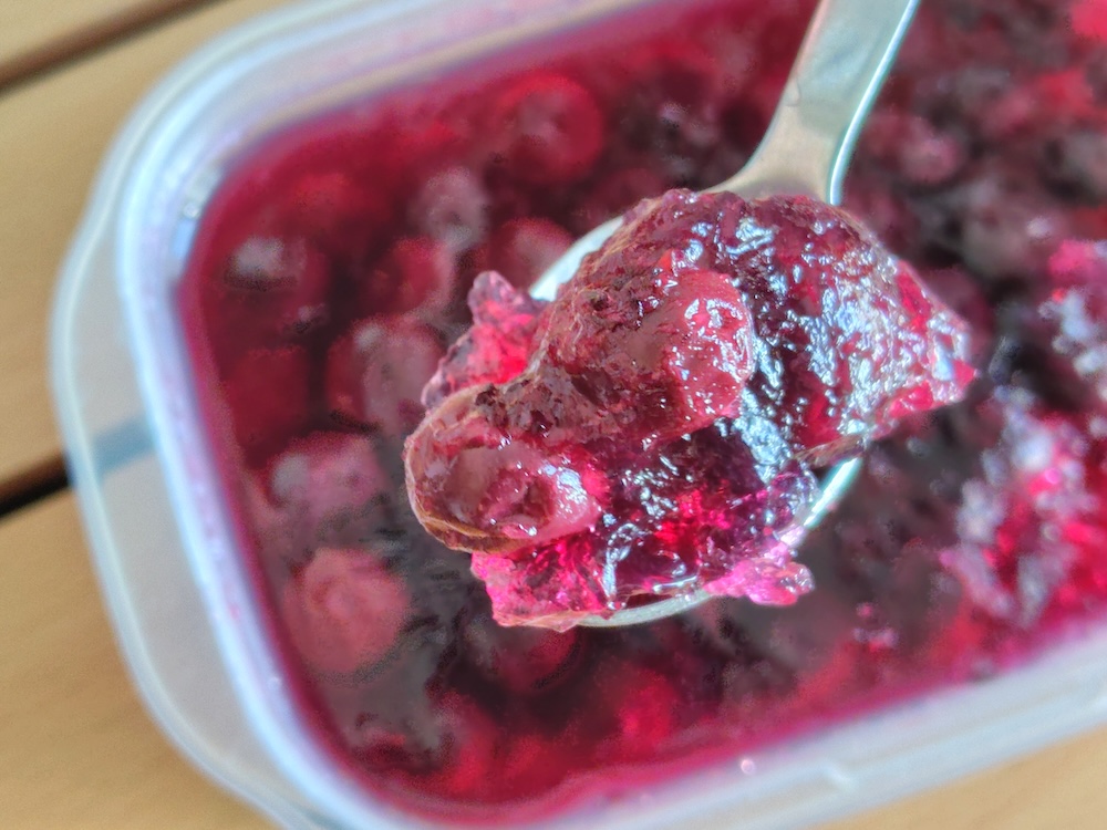 実とシロップの両方を使って作るブルーベリーゼリーがおすすめ