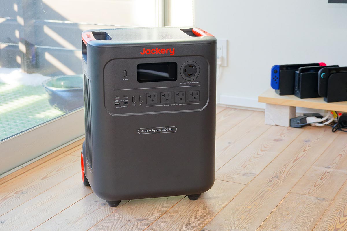 「Jackery ポータブル電源 3600 Plus」