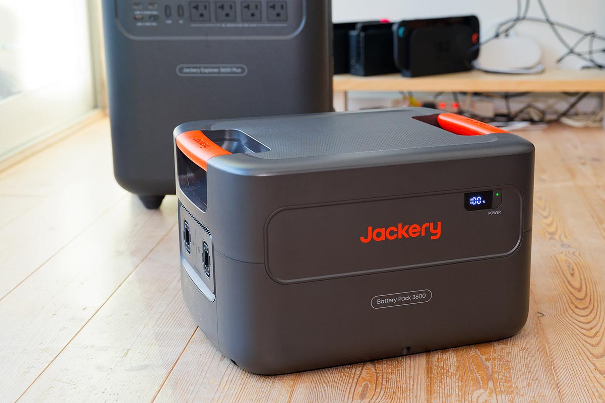 拡張専用の「バッテリーパック 3600」