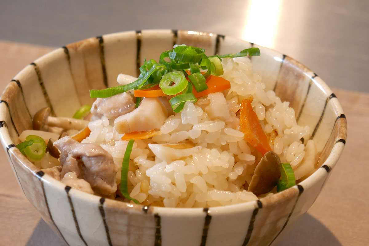 もちもちの炊き込みごはん