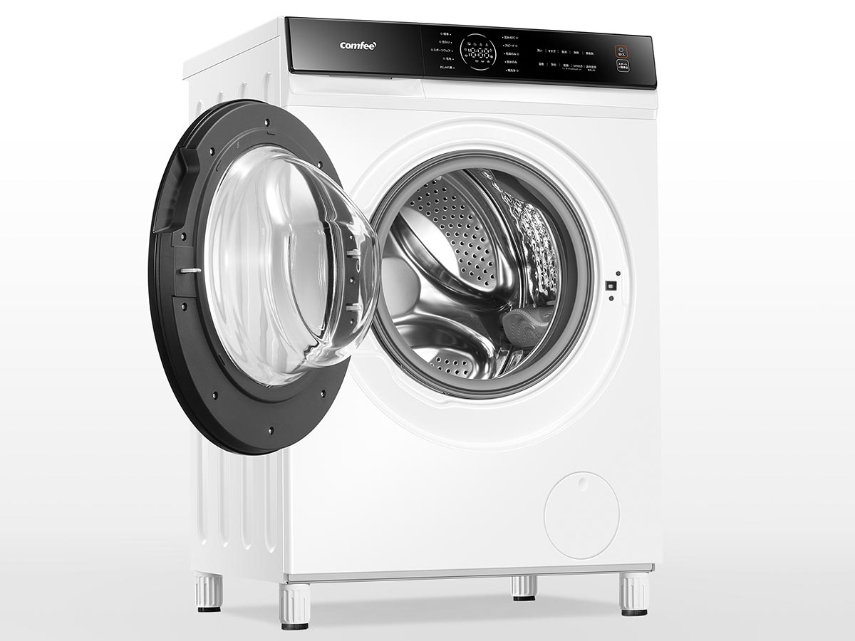 セール対象となるドラム式の「COMFEE 洗濯乾燥機 CD-105DA1(W)」