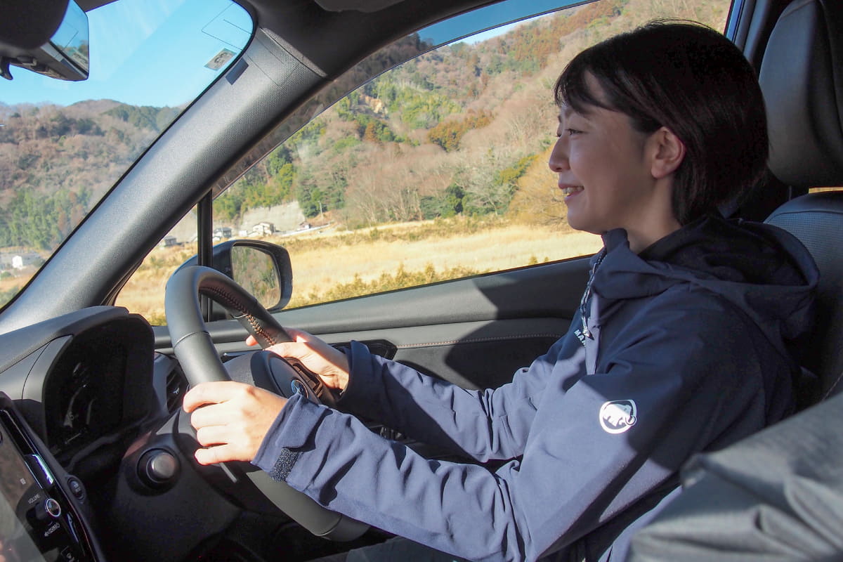 視界が広く、操作に対して意図した通りに反応してくれるので、運転しやすいとの評価