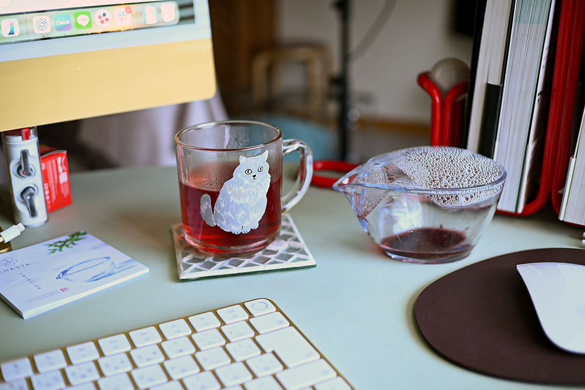 自分のための大切な1杯を、ゆっくり丁寧に入れる贅沢さ。CHASTAで心が落ち着く時間を作れました