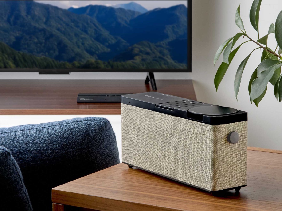 テレビの音が手元でクリアに聞こえる