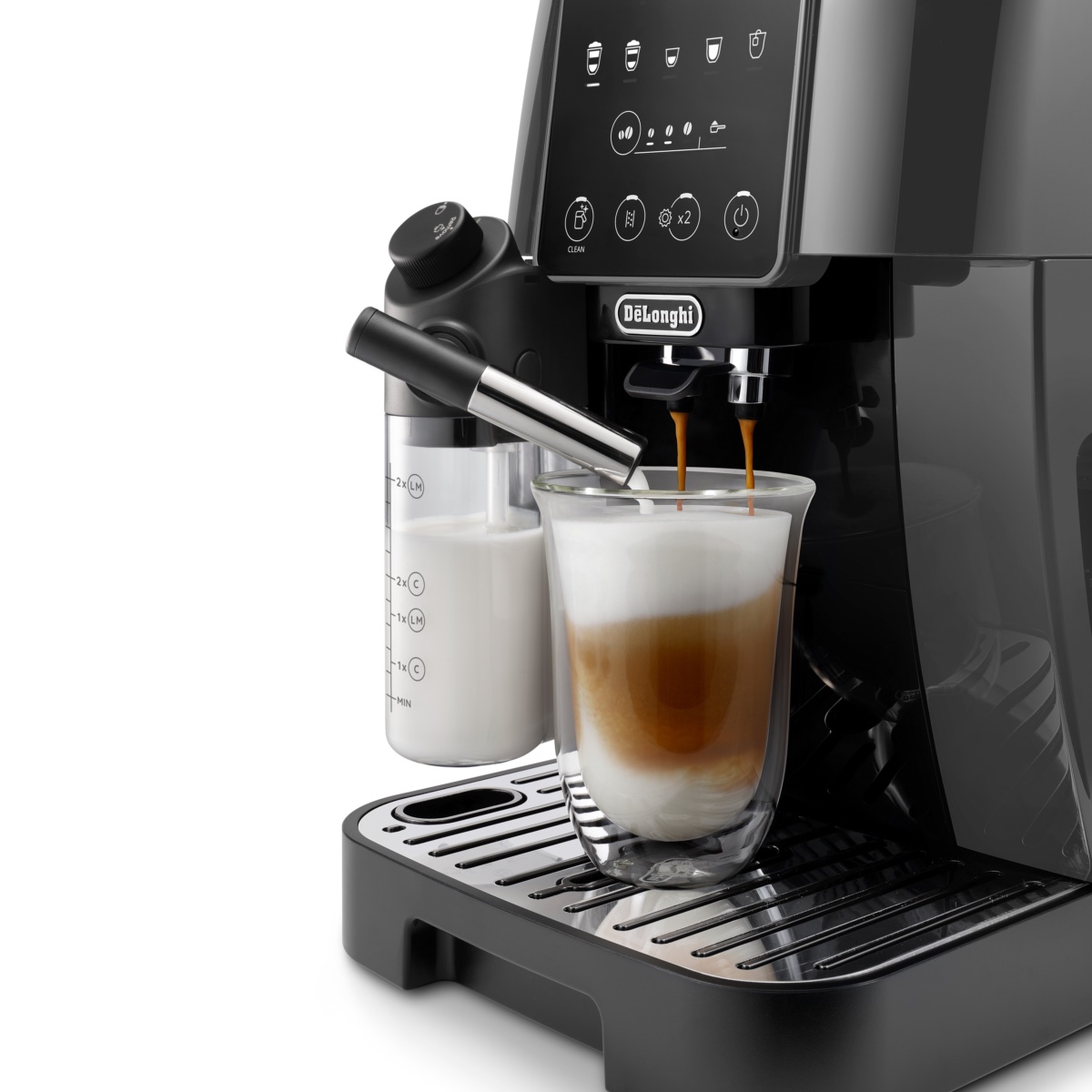 ミルクメニューも全自動で作ることができる