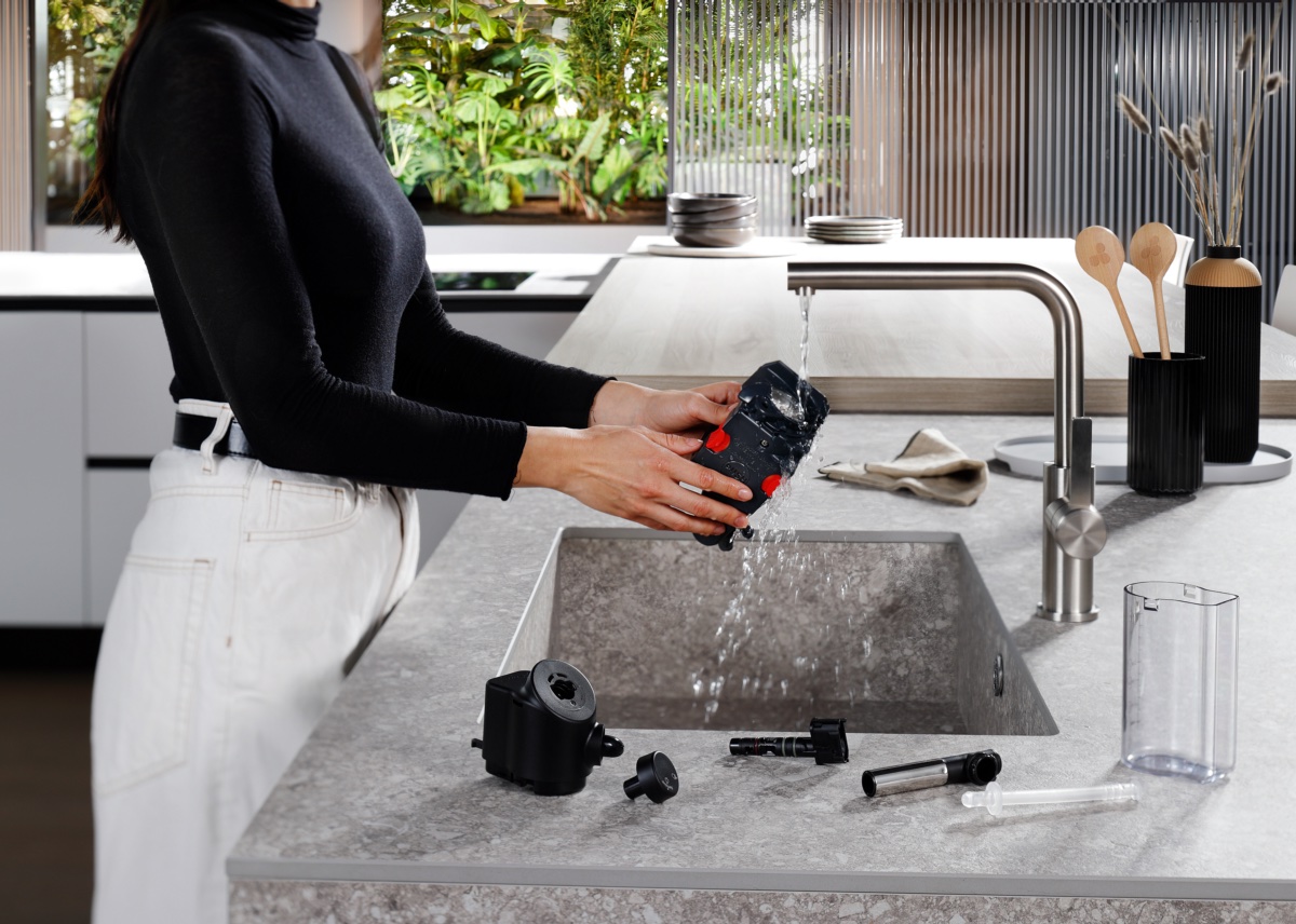 手入れしやすく、清潔に使い続けられる